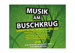 Read more about the article 4 Konzerte im Park am Buschkrug