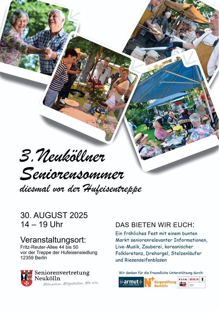 You are currently viewing  3. Neuköllner Seniorensommer (vor der Hufeisentreppe)