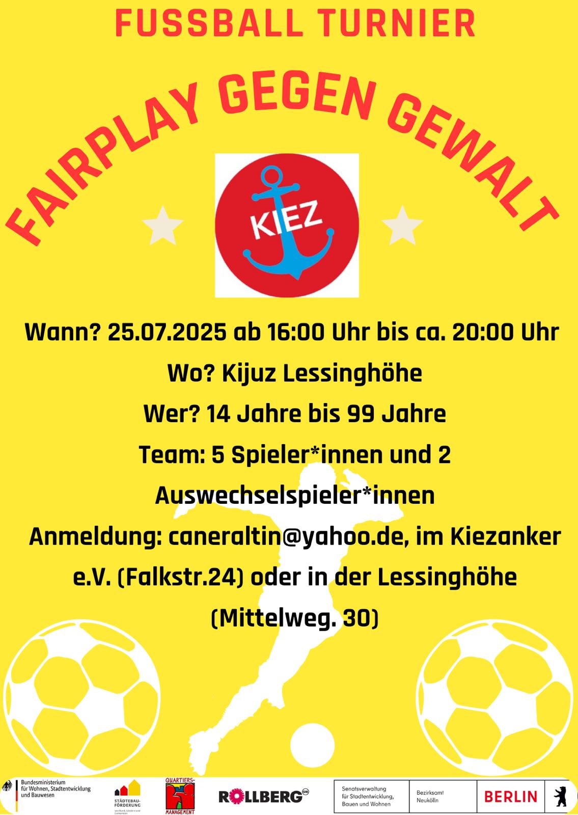 You are currently viewing  Fußball-Turnier: FairPlay gegen Gewalt