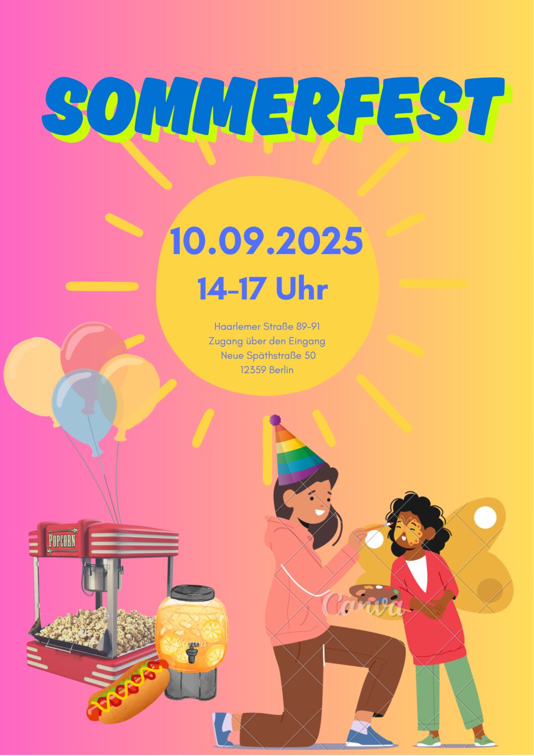 You are currently viewing  Sommerfest in der Gemeinschaftsunterkunft Haarlemer Straße