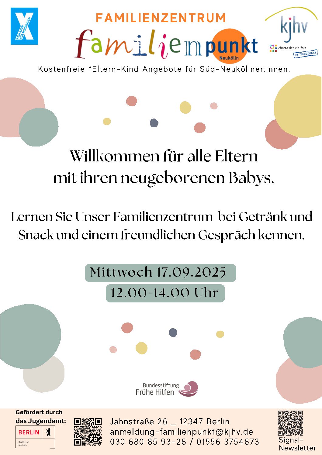 You are currently viewing  Familienpunkt Neukölln: Willkommenstag