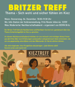 Read more about the article Britzer Treff: Sich wohl und sicher fühlen im Kiez