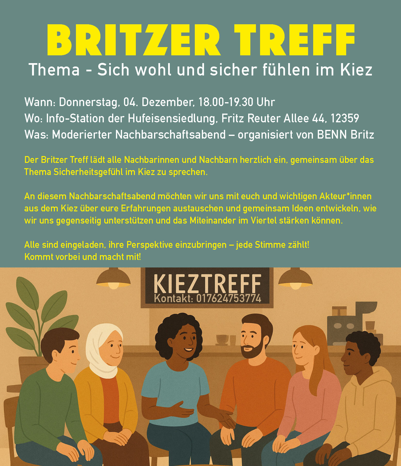You are currently viewing Britzer Treff: Sich wohl und sicher fühlen im Kiez