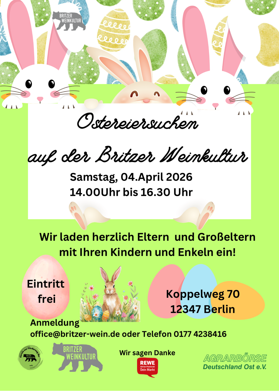 You are currently viewing  Ostereier suchen auf der Britzer Weinkultur