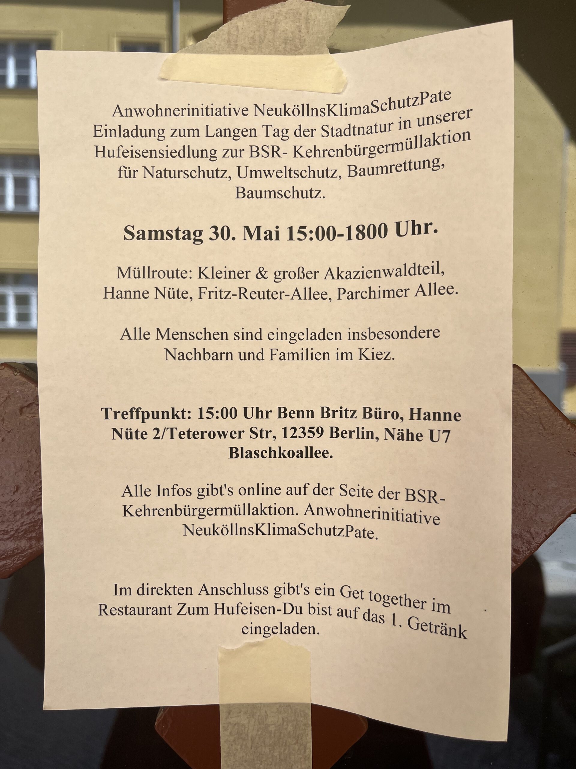 You are currently viewing  Kehrenbürger-Müllsammelaktion in Britz