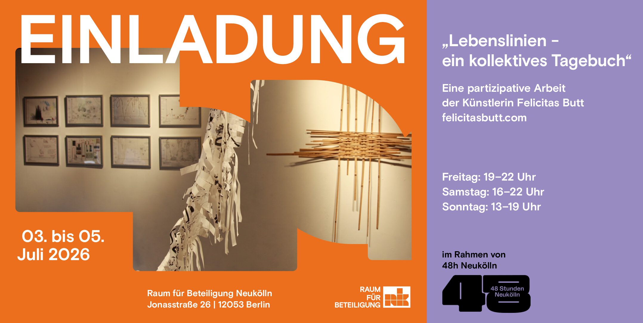 You are currently viewing  Kunst im Raum für Beteiligung: „Lebenslinien – ein kollektives Tagebuch“