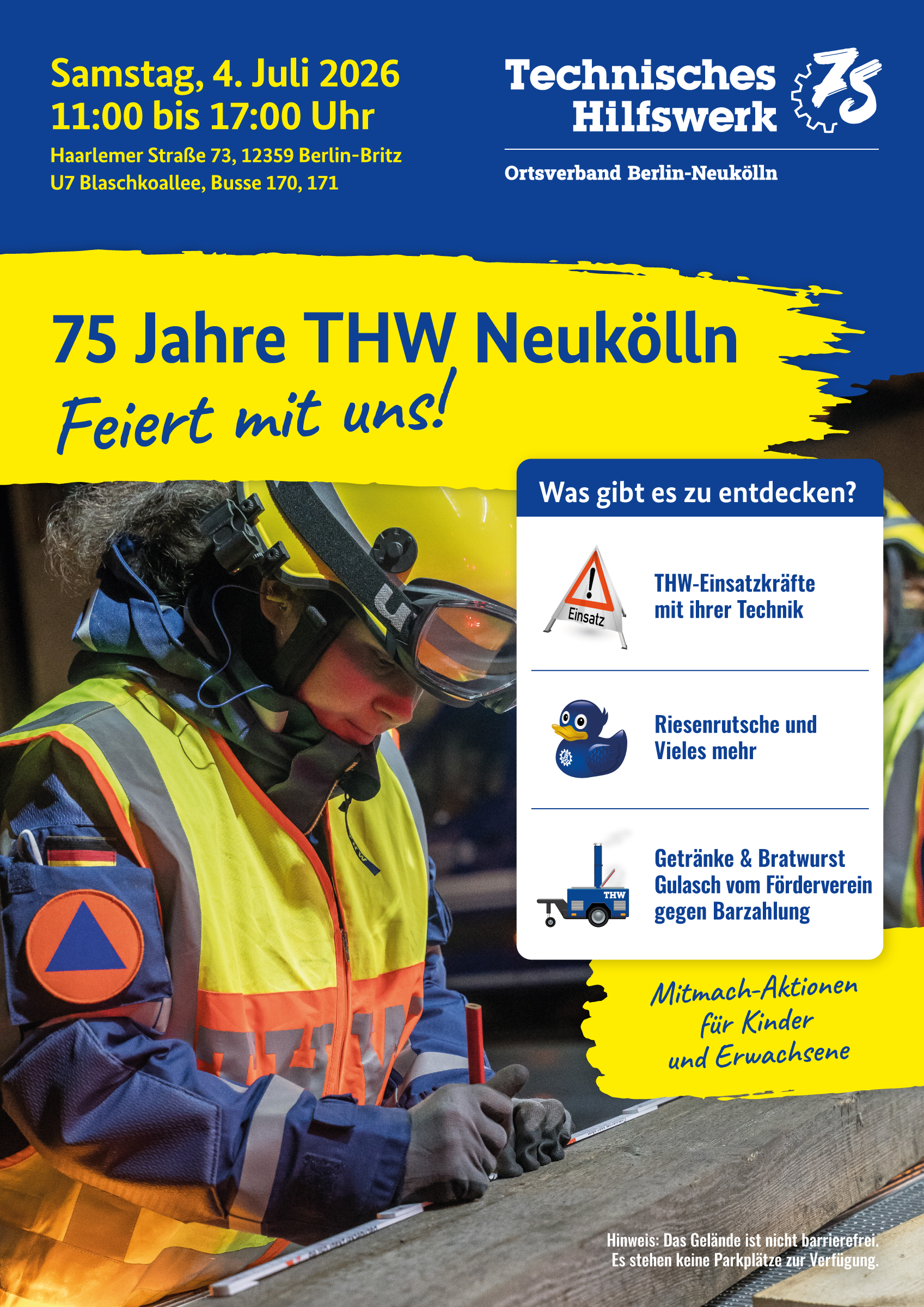 You are currently viewing  Feier: THW Neukölln wird 75