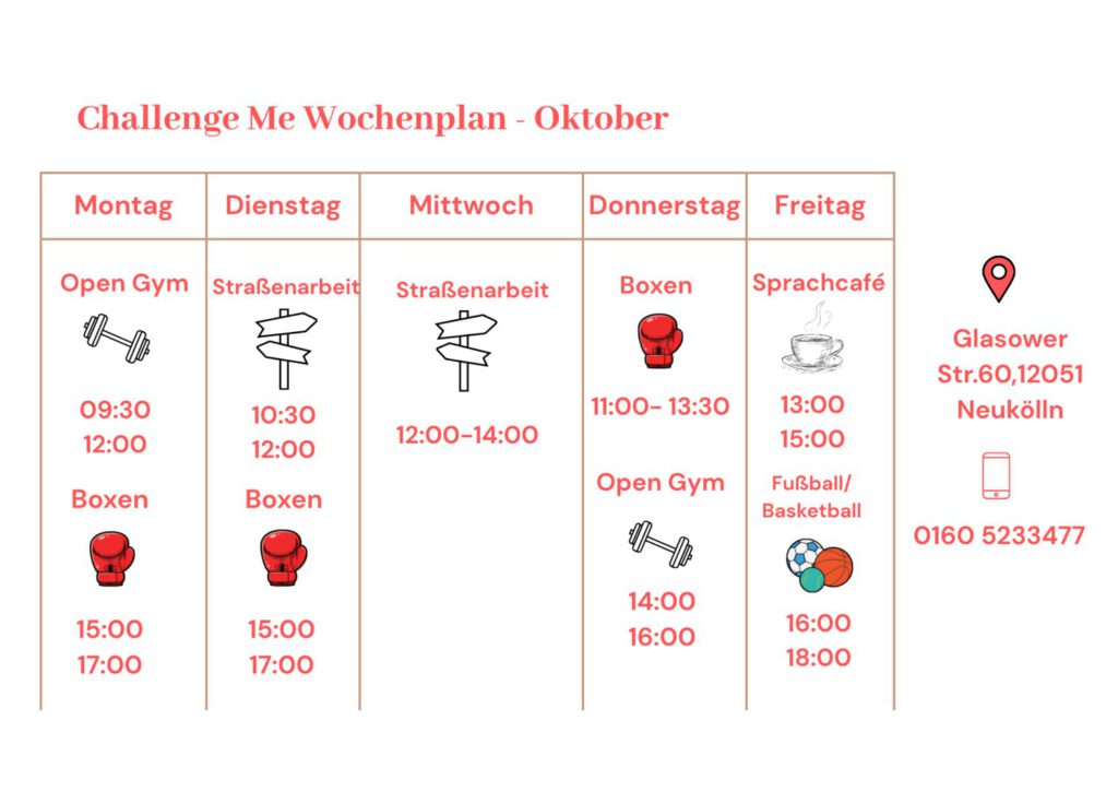 Boxen mit Challenge Me
