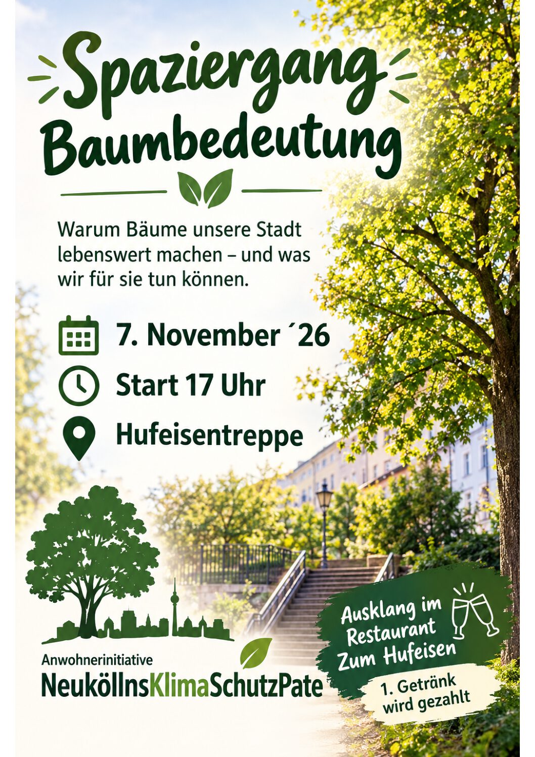 Du betrachtest gerade  Einladung zum Spaziergang Baumbedeutung