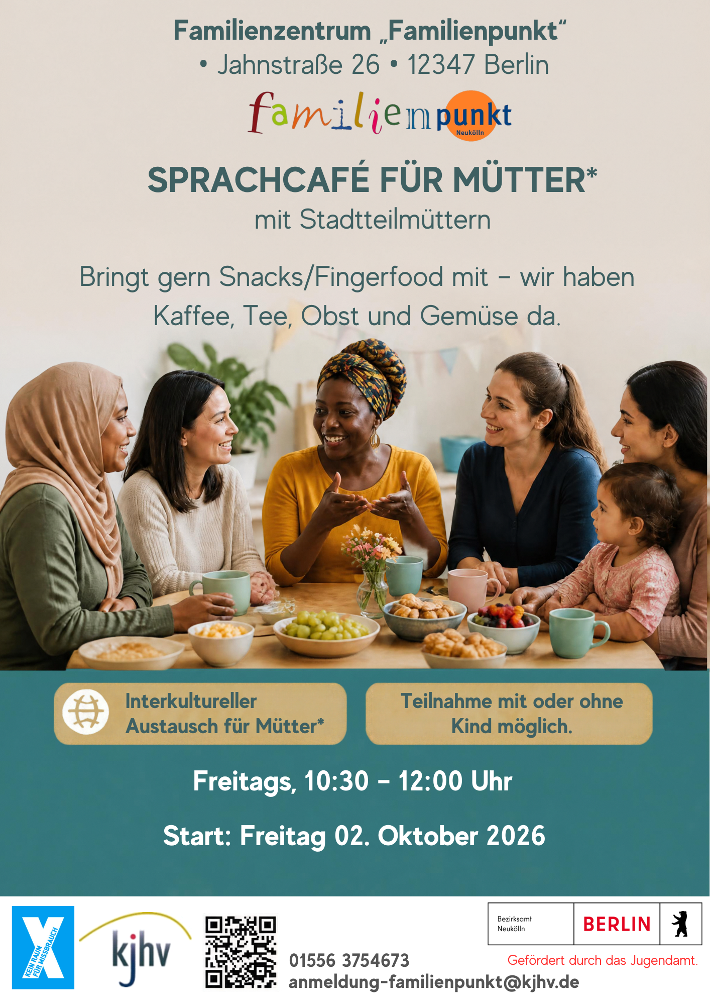 Du betrachtest gerade  Sprachcafé für Mütter* mit Stadtteilmüttern